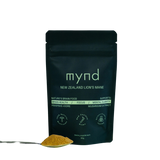 A Supplement pouch with the name New Zealand Lion's Mane powder (Nature's Brain Food) by mynd.