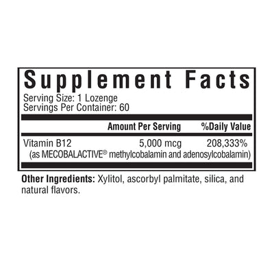 Methyl B12 5000 (Formally known as Active B12 5000)