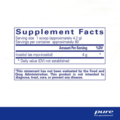 Ingredients: Inositol (s myo-inositol) 