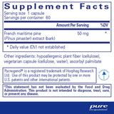 Ingredients: French maritime pine (Plnus pinaster) extrat (bark).
