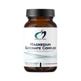A Supplement container with the name Magnesium Glycinate Complex (60 Caps)by Designs for Health.