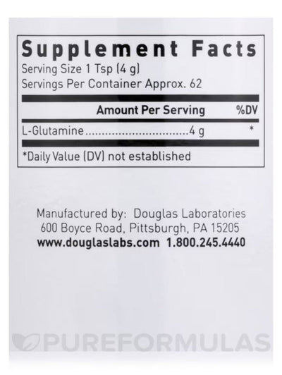 Text describing the ingredient: L-Glutamine.