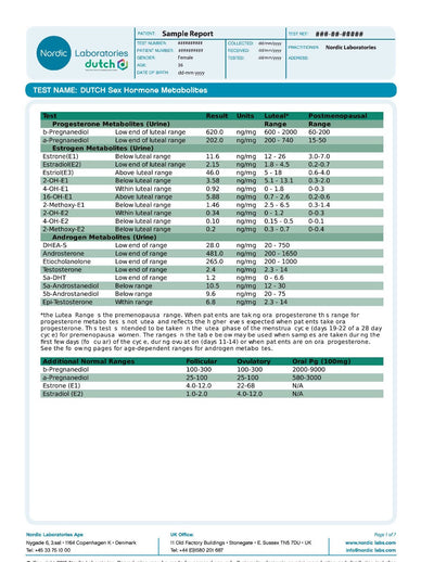 Page 1 of the dutch test