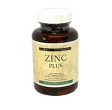 A Supplement container with the name Zinc Plus by Metabolic Maintennce.