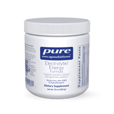 A Supplement container with the name Electrolyte/Energy Formula by Pure Encapsulations.