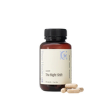 A Supplement container with the name The Night Shift (60 Caps) by Bare Health.