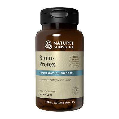 Image of natures sunshine brain protex 60 capsules