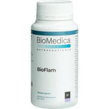 A Supplement container with the name BioFlam (0 caps) by BioMdeica.5