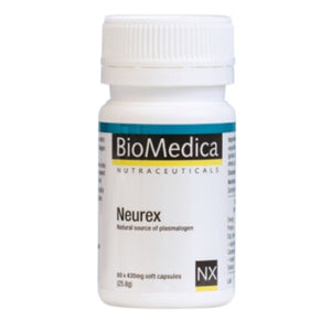A Supplement container with the name Neurex by BioMedica