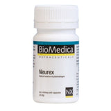 A Supplement container with the name Neurex by BioMedica