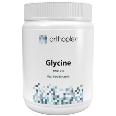 A Supplement container with the name Glycine by Orthoplex.
