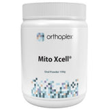 A Supplement container with the name Mito cell (150g) by Orthoplex White