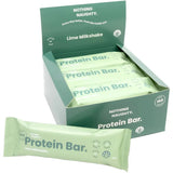 A Box of Nothing Naughty Lime Milkshake Flavor Protein Bars.