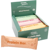 A Box of Nothing Naughty Mixed Flavor Protein Bars.