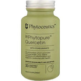 A Supplement container with the name Phytopure Quercetin with Pomegranate - Liposomal by Phytoceutics.