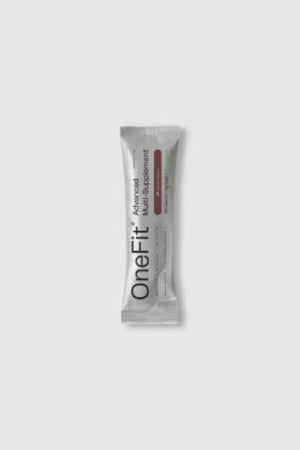A Supplement sachet with the name Vegan Recovery Cacao by OneFit