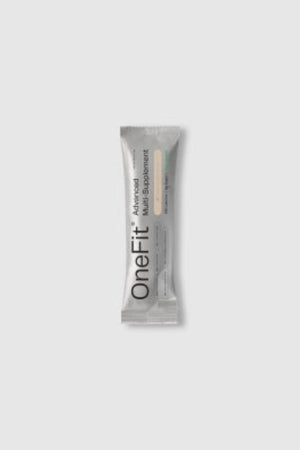 A Supplement sachet with the name Vegan Recovery French Vanilla by OneFit