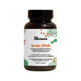 A Supplement container with the name Brain DHA (30 Caps) by I'm Nutrients.