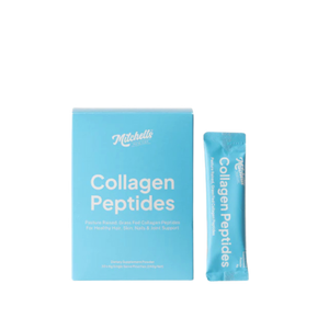A Box of Single sachets (30) Collagen Peptides (bovine) by Mitchells Nutrition.