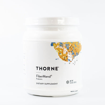 A Supplement container with the name FiberMend Probiotic by Thorne